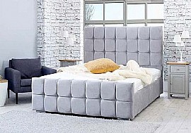 Geneva Cube Upholstered Bed